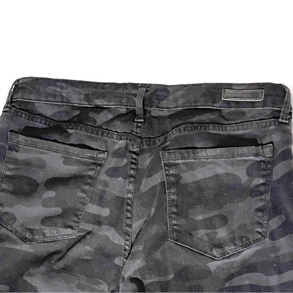 SANCTUARY Black Camouflage Skinny Ankle Jeans Size 12 - Picture 4 of 12